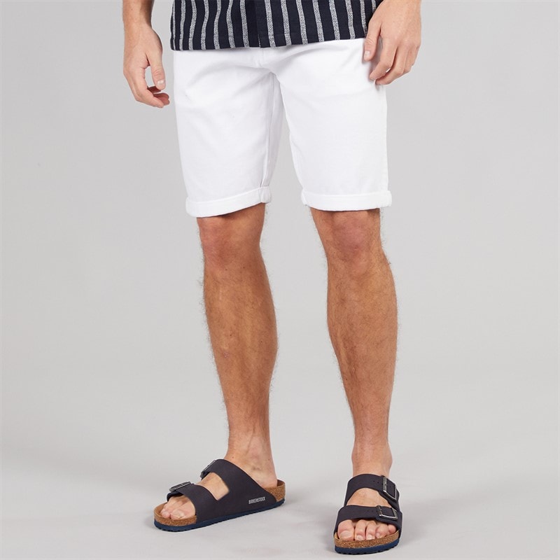 Onfire Mens Chino Shorts White