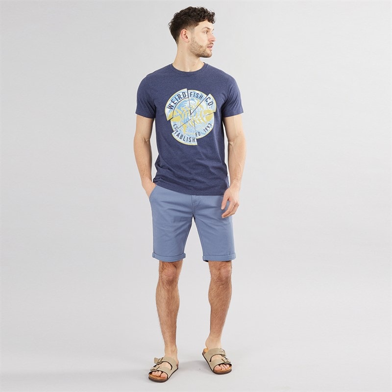 Onfire Mens Chino Shorts Pale Blue - Image 3