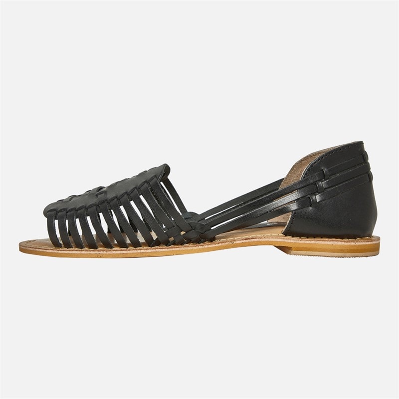 Onfire Womens Luna Woven Sandals Black - Image 2