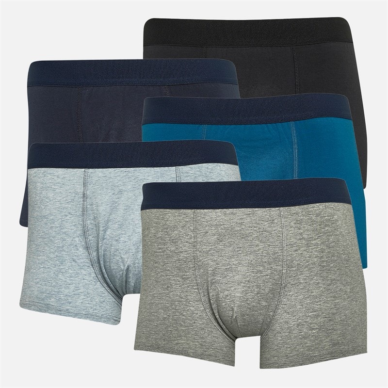 Onfire Mens Five Pack Boxer Shorts Multi Colour - Image 1