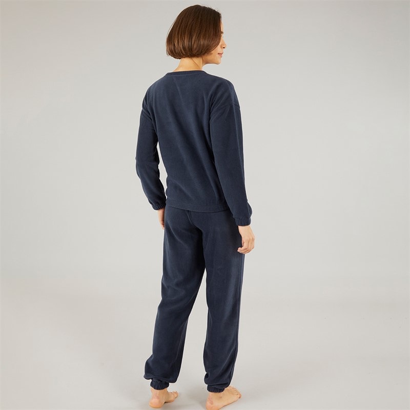 Onfire Womens Microfleece Lounge Set Navy - Image 2