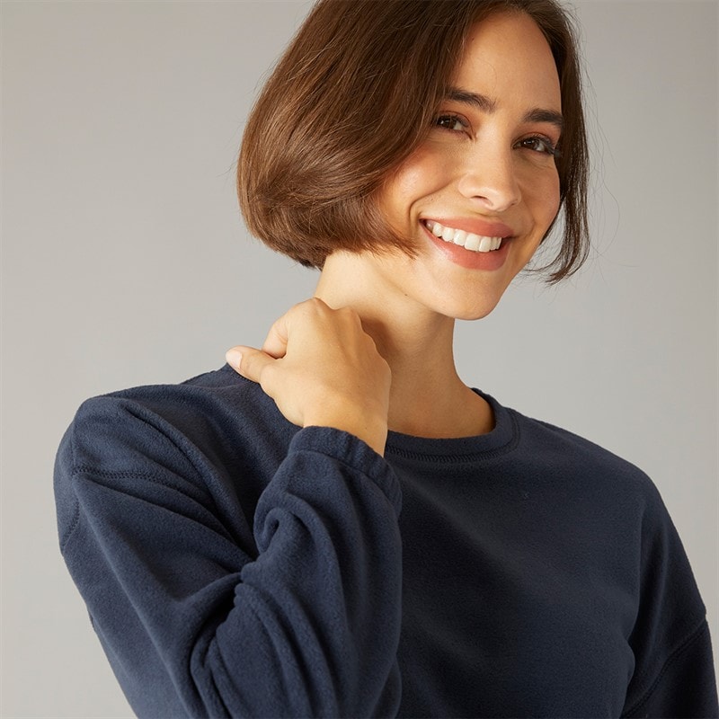 Onfire Womens Microfleece Lounge Set Navy - Image 3