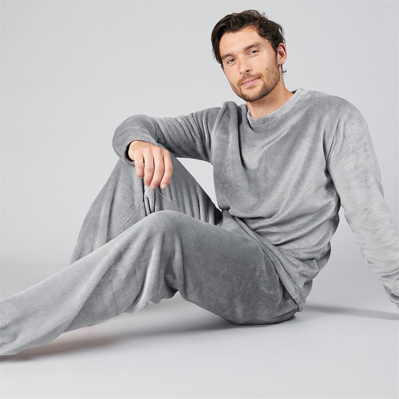 Onfire Mens Snuggle Lounge Set Charcoal - Image 1