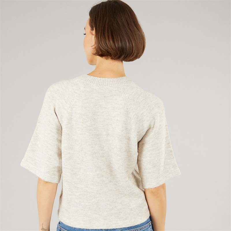 Onfire Womens Short Sleeved Raglan Jumper Mink - Image 2