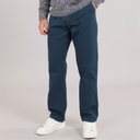 Onfire Mens Straight Fit 100% Cotton Chino Trousers Dark Blue