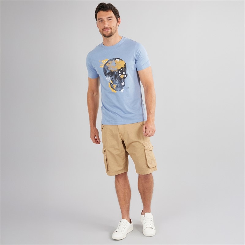 Onfire Mens Skull T-Shirt Tempest - Image 3
