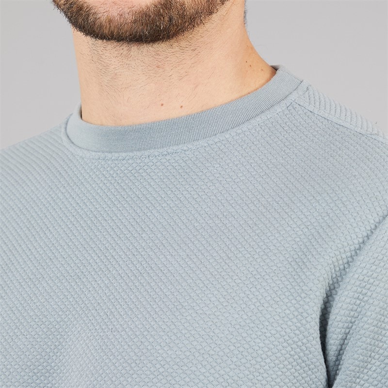 Onfire Mens Textured Sweatshirt Slate Grey - Image 3