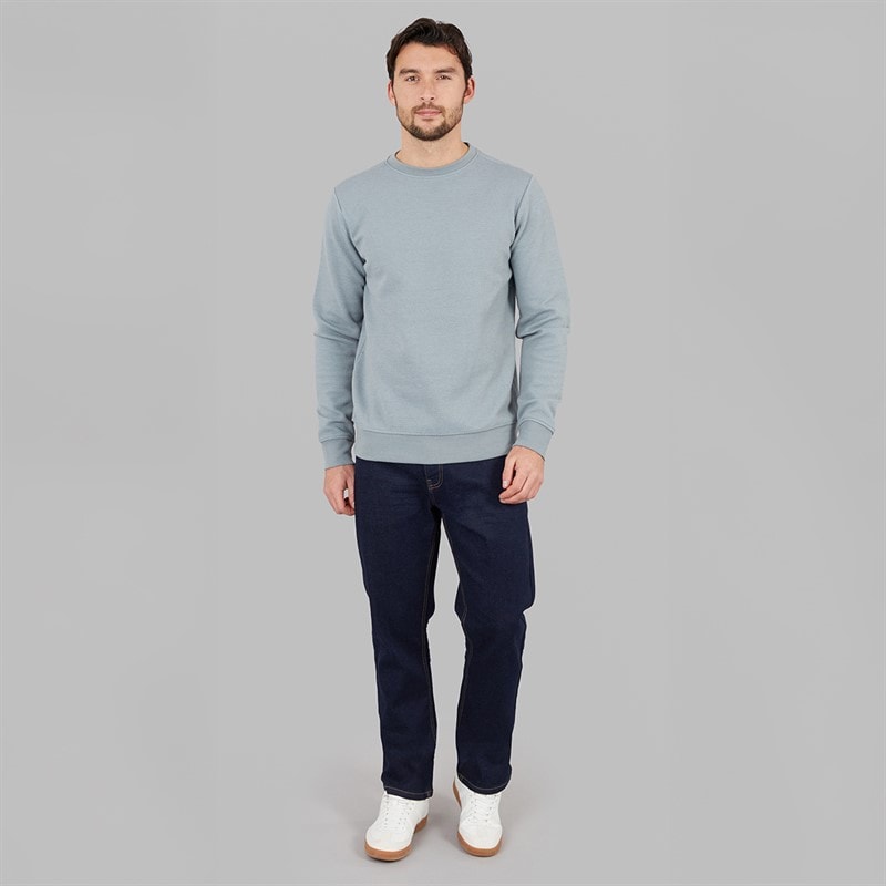 Onfire Mens Textured Sweatshirt Slate Grey - Image 4