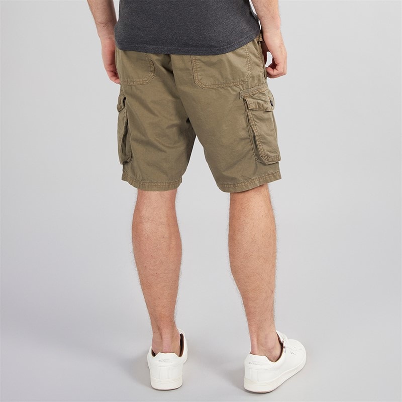 Onfire Mens Cargo Shorts Khaki - Image 2