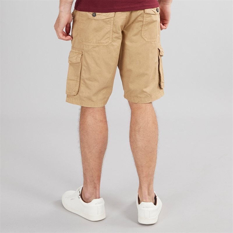 Onfire Mens Cargo Shorts Stone - Image 2