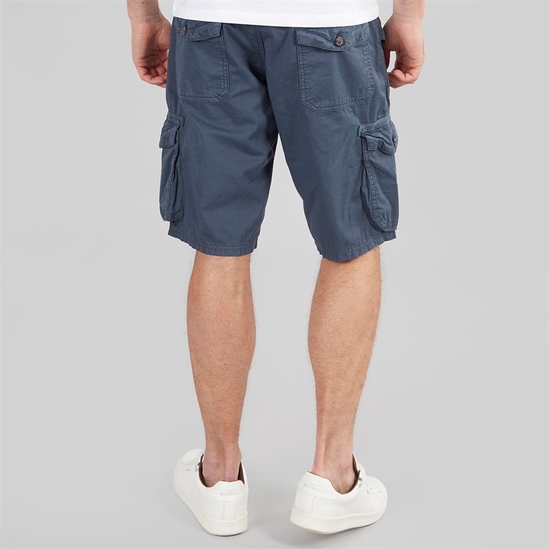 Onfire Mens Cargo Shorts Navy - Image 2