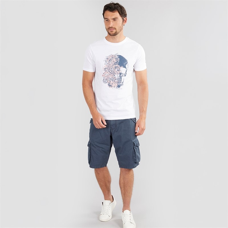 Onfire Mens Cargo Shorts Navy - Image 3