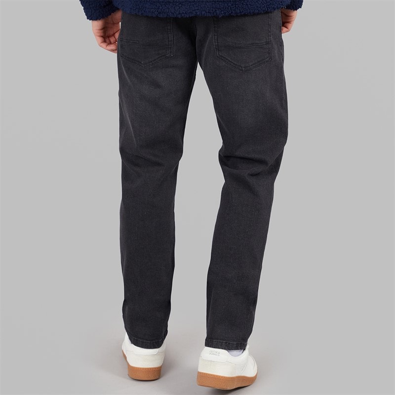 Onfire Mens Stretch Straight Fit Denim Jeans Dark Grey - Image 2