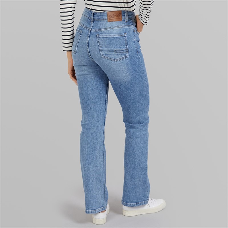 Onfire Womens Stretch Bootcut Jeans Light Wash Lt Wash - Image 2
