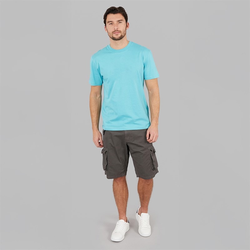 Onfire Mens Cargo Shorts Grey - Image 4