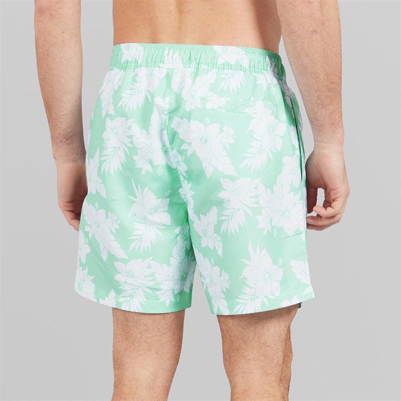 Onfire Mens Men Tropical Swim Shorts Pastel/Mint - Image 2