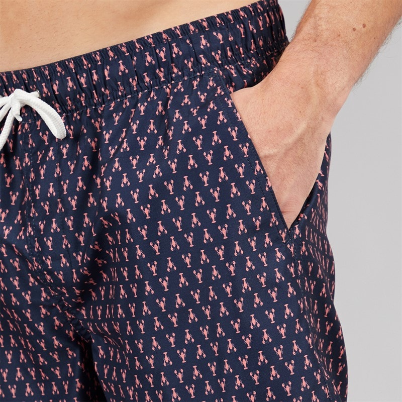 Onfire Mens Two Pack Swim Shorts Coral/Navy - Image 3