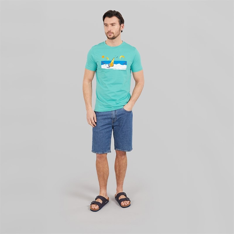 Onfire Mens Sailing T-Shirt Canton Jade - Image 3