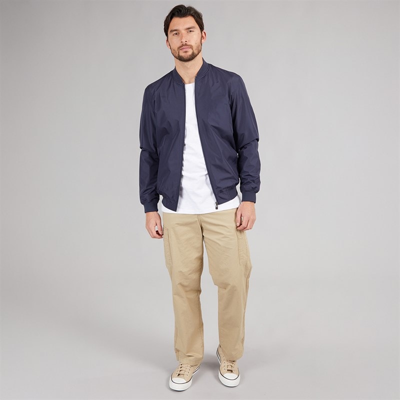 Onfire Mens Bomber Jacket Navy - Image 4