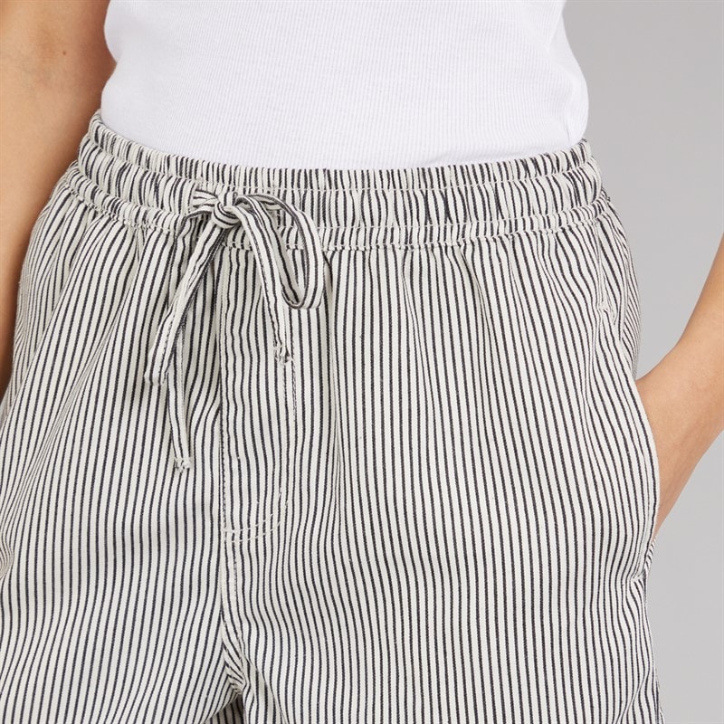 Onfire Womens Two Pack Elasticated Shorts Denim/Stripe - Image 3