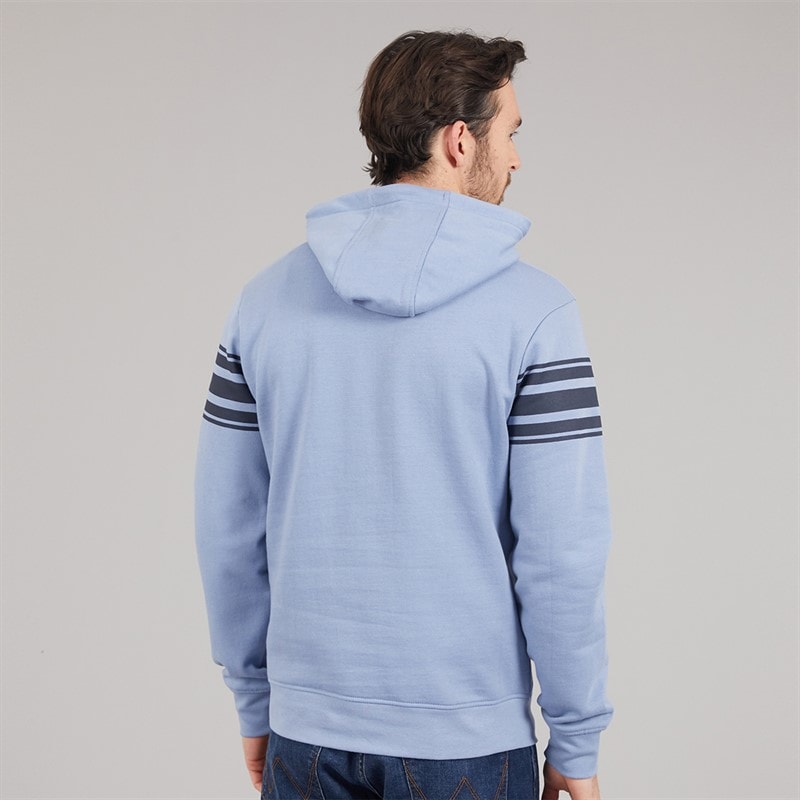 Onfire Mens Striped Hoodie Kentucky Blue - Image 2