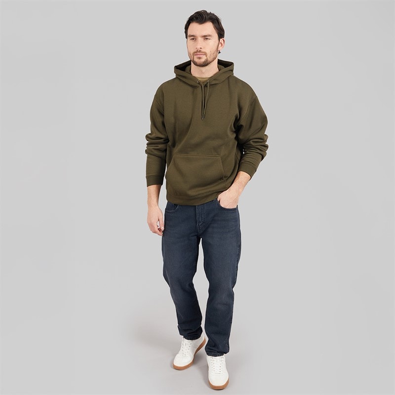 Onfire Mens Overhead Hoodie Khaki - Image 3
