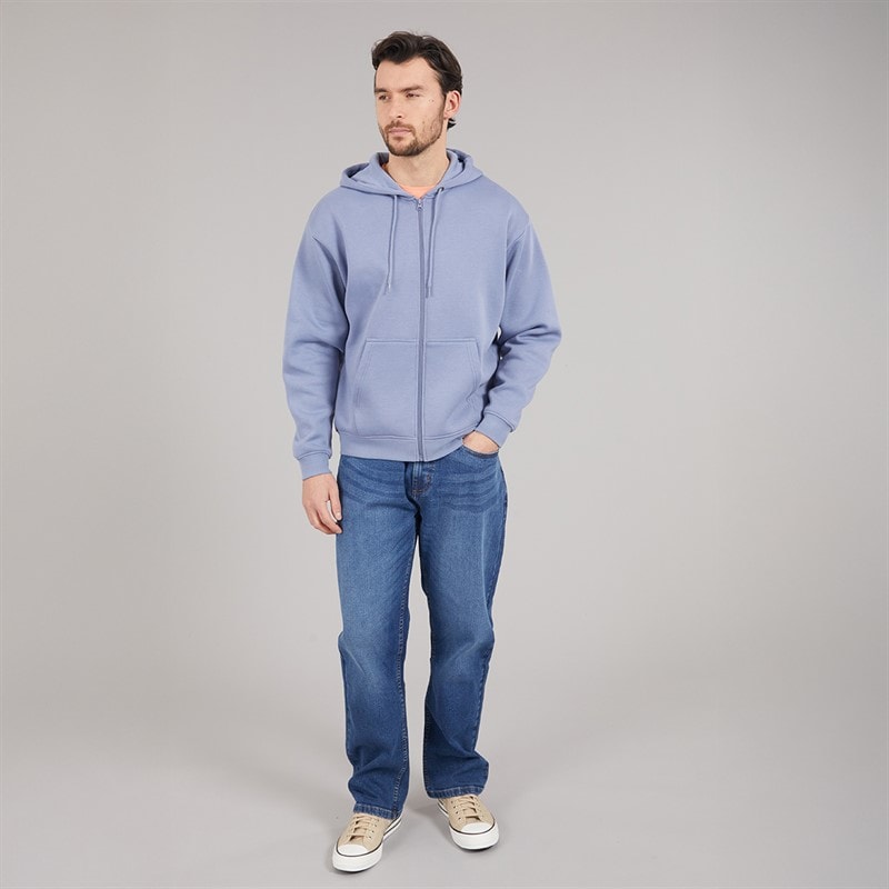 Onfire Mens Zip Through Hoodie Kentucky Blue - Image 3