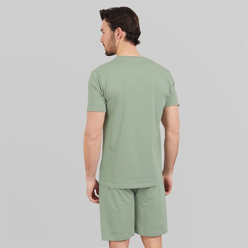 Onfire Mens T-Shirt And Shorts Set Sage - Image 2