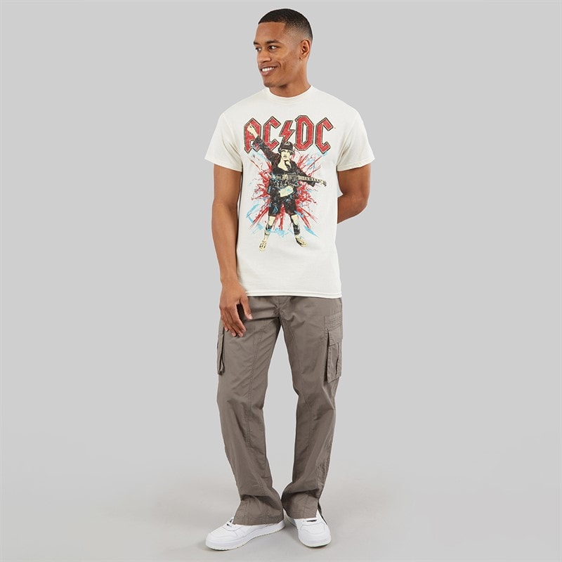 ACDC Mens T-Shirt Off White - Image 3