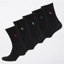 Original Penguin Mens Five Pack Socks Black