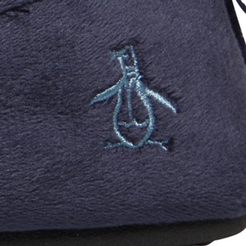 Original Penguin Mens Bedhead Slippers Navy - Image 4