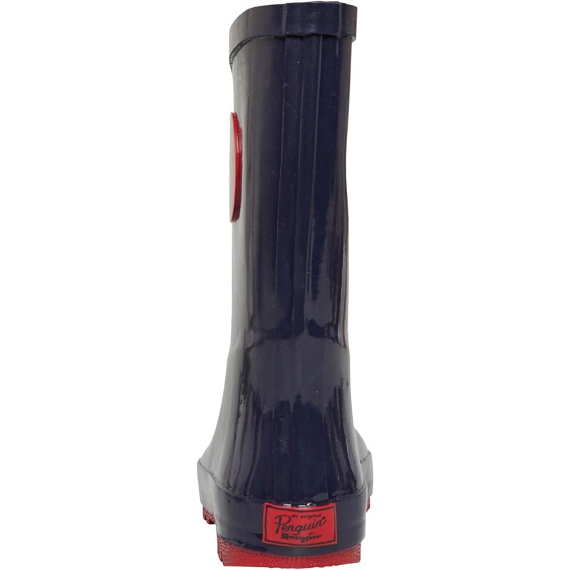 Original Penguin Junior Wharf Wellington Boots Navy - Image 4