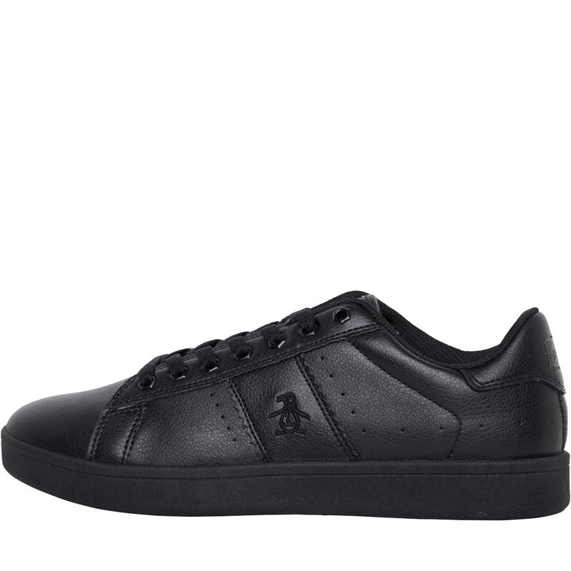 Original Penguin Mens Steadman Trainers All Black