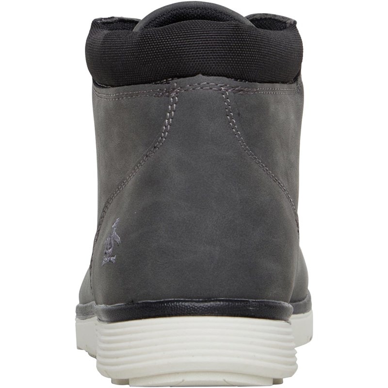 Original Penguin Mens Norway Chukka Boots Charcoal Grey - Image 3