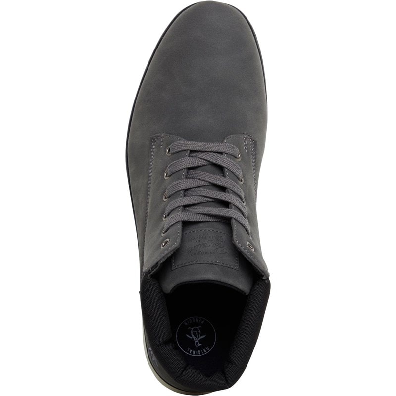 Original Penguin Mens Norway Chukka Boots Charcoal Grey - Image 4