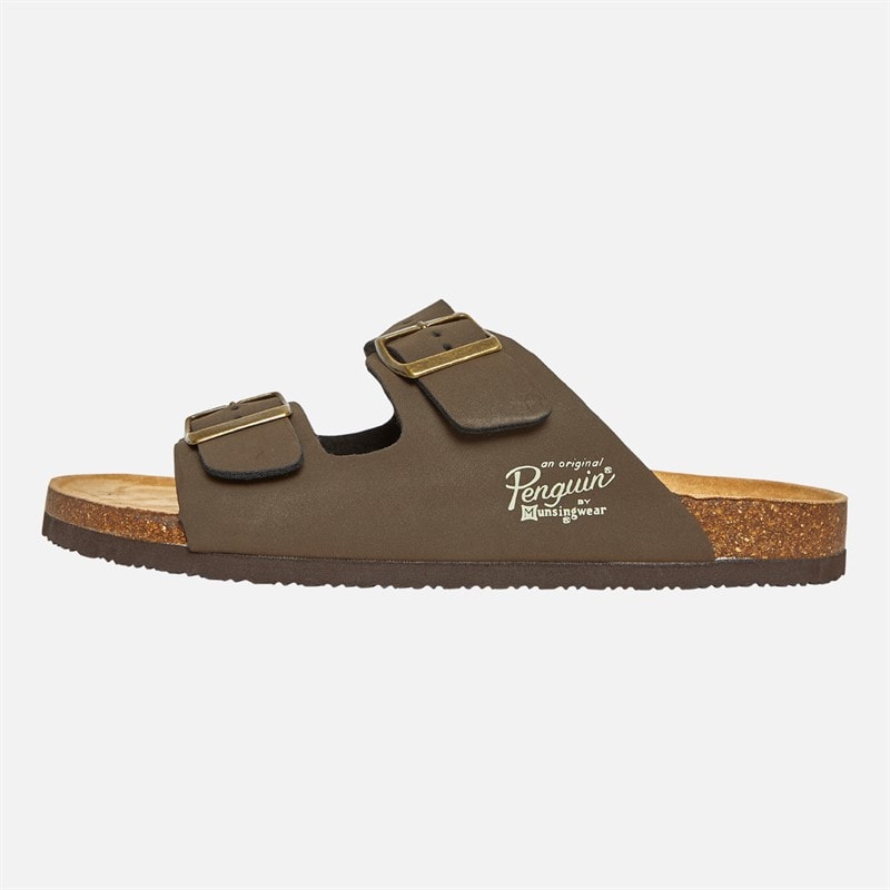 Original Penguin Mens Port 2 Sandals Brown - Image 2