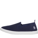Original Penguin Mens Sabre Slip On Canvas Pumps Navy