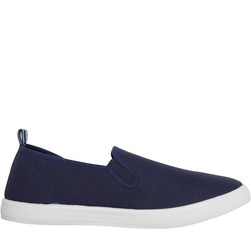 Original Penguin Mens Sabre Slip On Canvas Pumps Navy - Image 5