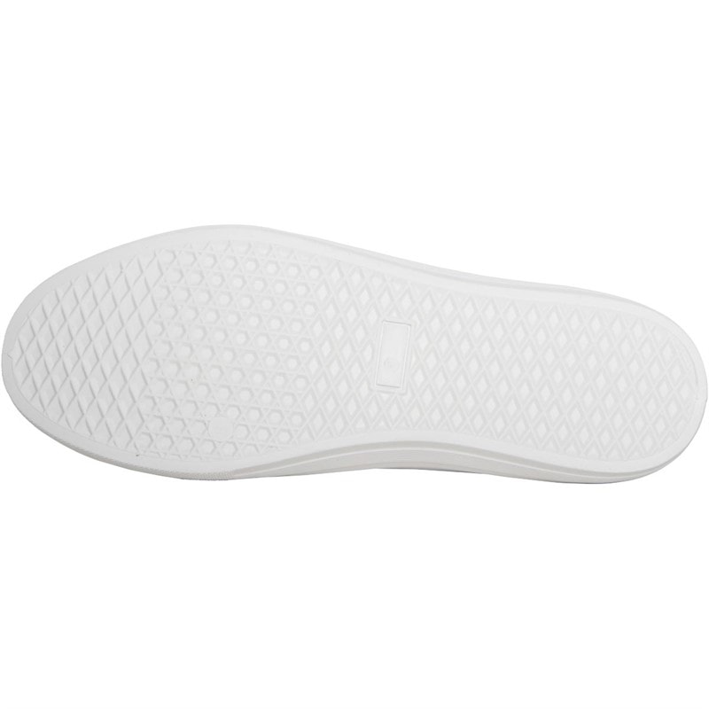 Original Penguin Mens Sabre Slip On Canvas Pumps White - Image 2