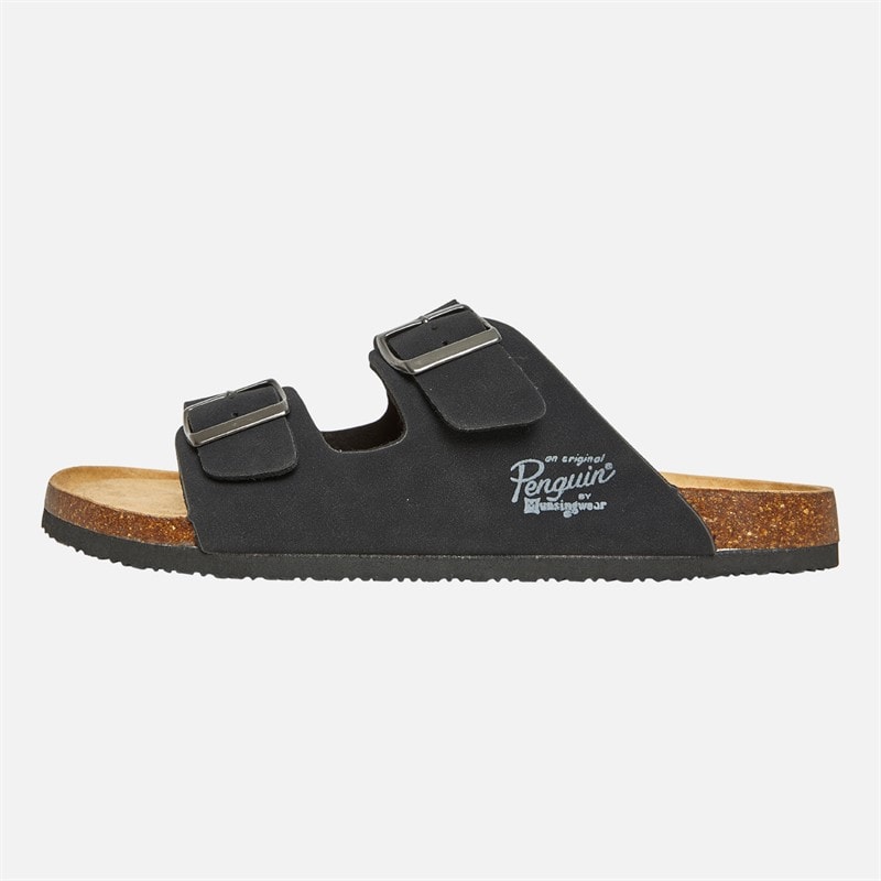 Original Penguin Mens Port 2 Sandals Black - Image 2