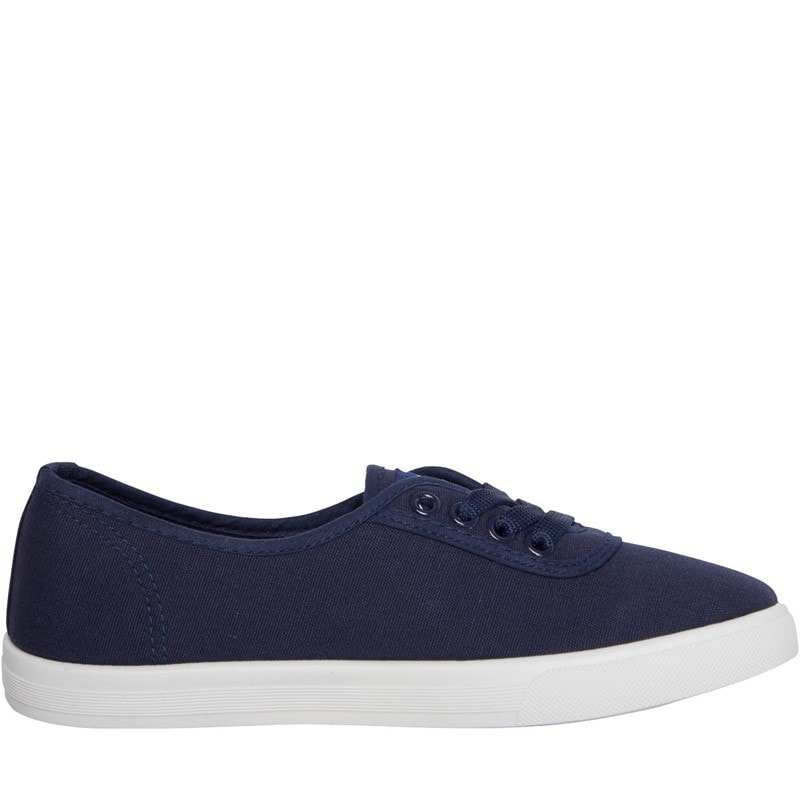 Original Penguin Womens Susie Canvas Pumps Navy - Image 5