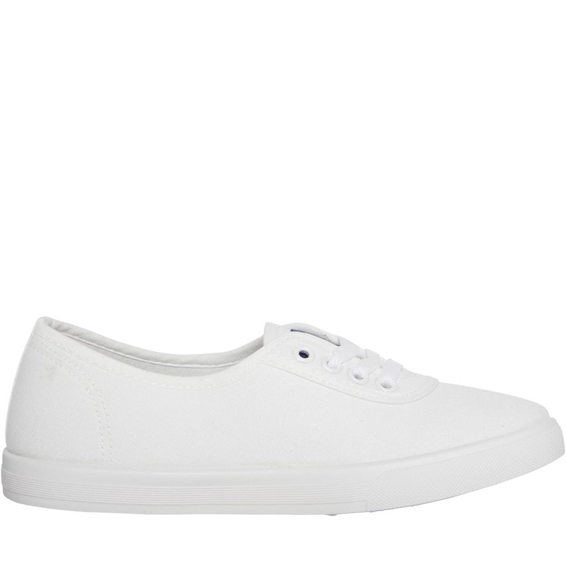 Original Penguin Womens Susie Canvas Pumps White - Image 5