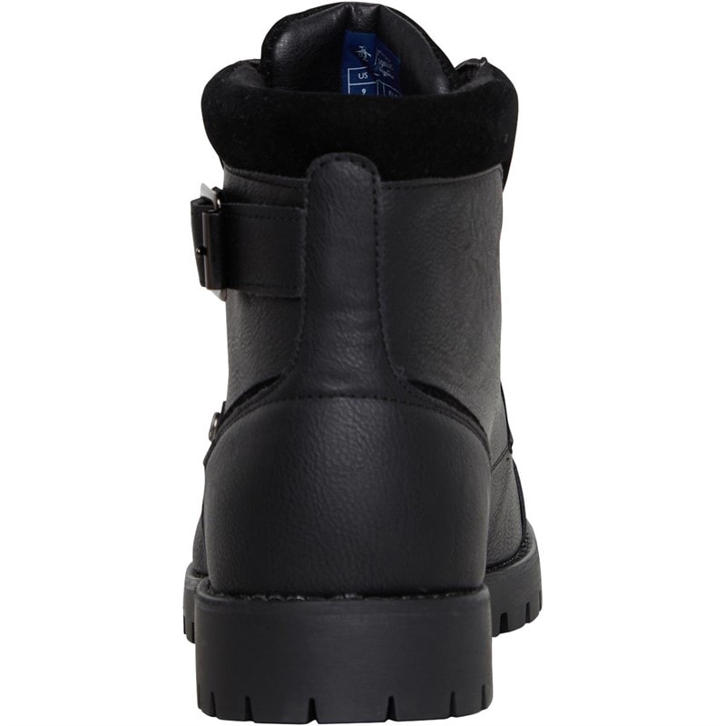 Original Penguin Mens Bonham Boots Black - Image 3
