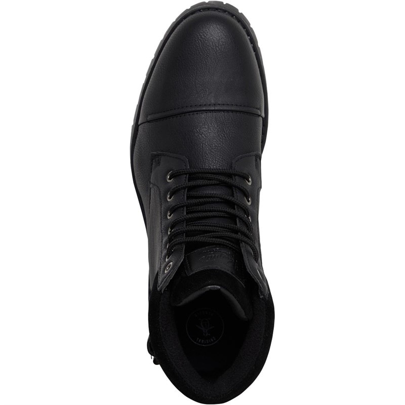 Original Penguin Mens Bonham Boots Black - Image 4