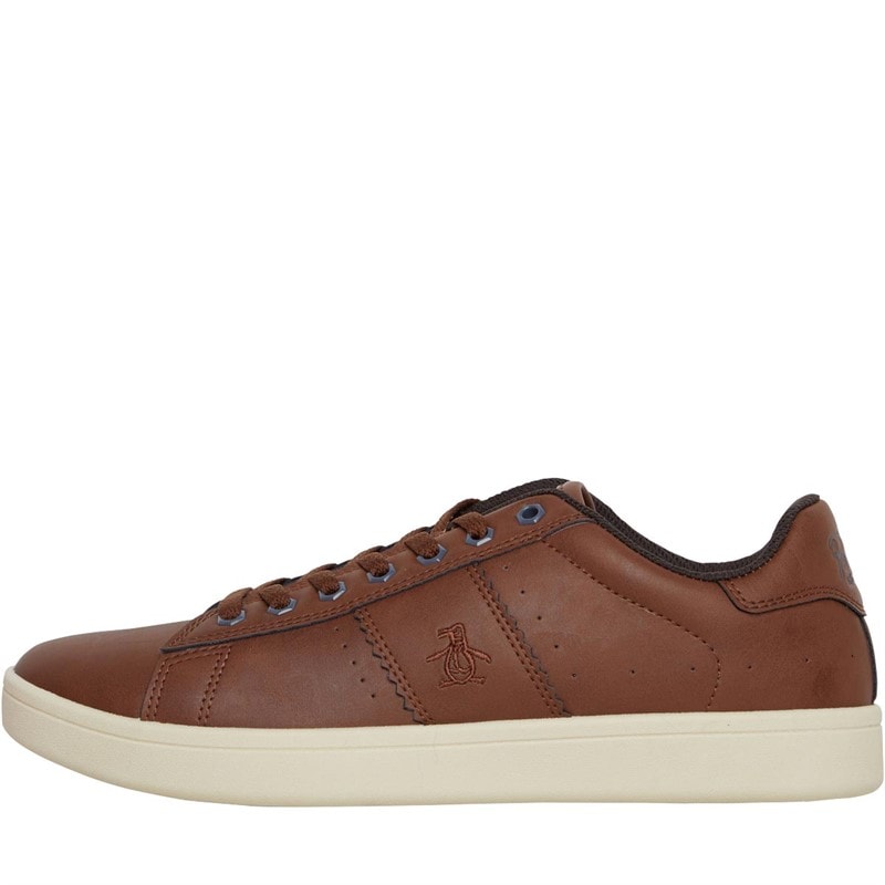 Original Penguin Mens Steadman Trainers Tan