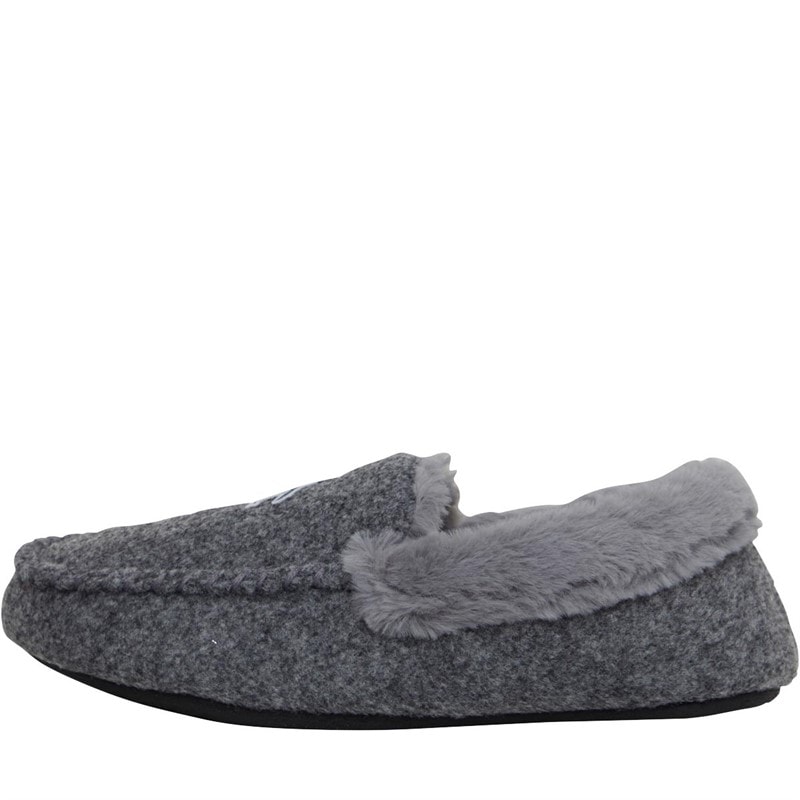 Original Penguin Junior Boys Bedtime Slippers Charcoal Grey - Image 2