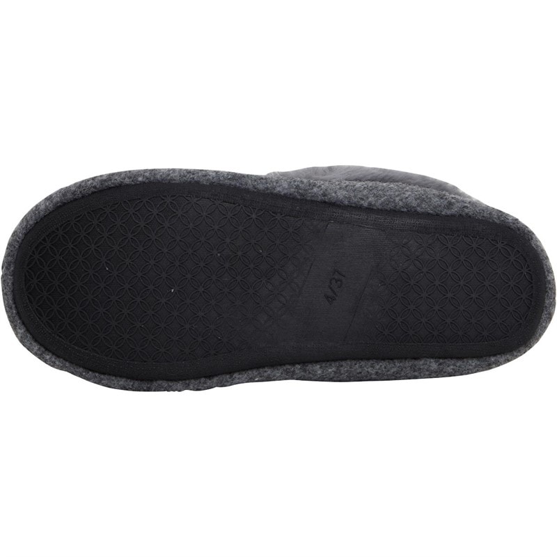Original Penguin Junior Boys Bedtime Slippers Charcoal Grey - Image 3