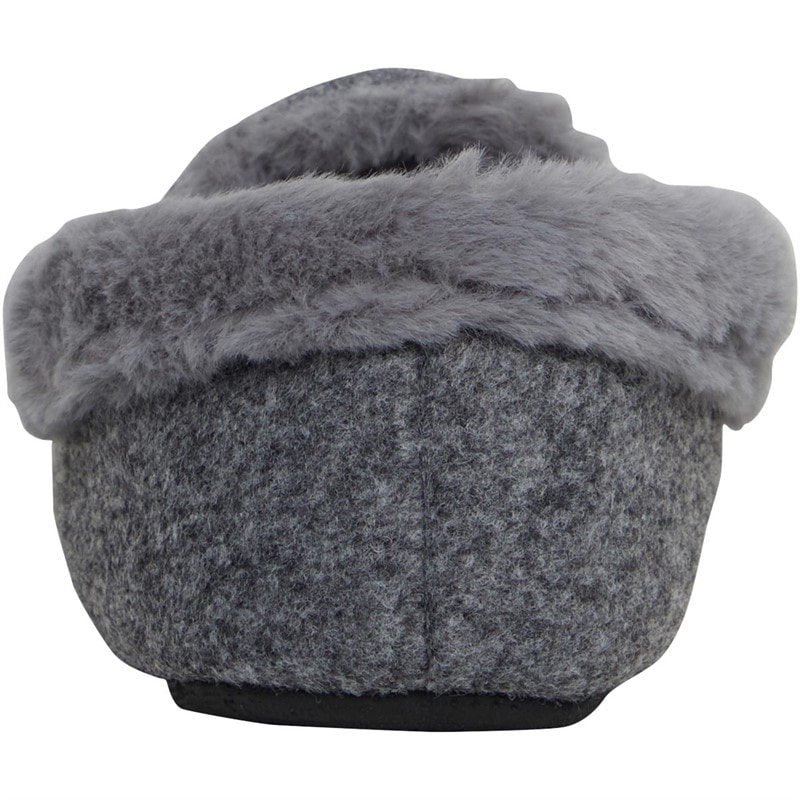 Original Penguin Junior Boys Bedtime Slippers Charcoal Grey - Image 4