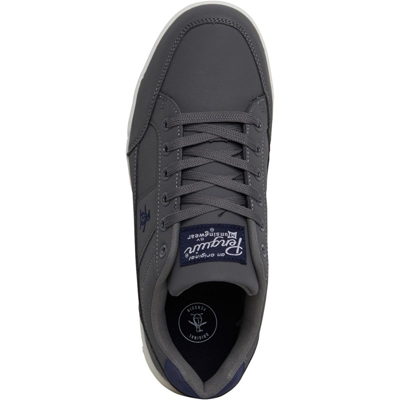 Original Penguin Mens Hyper Trainers Charcoal - Image 4