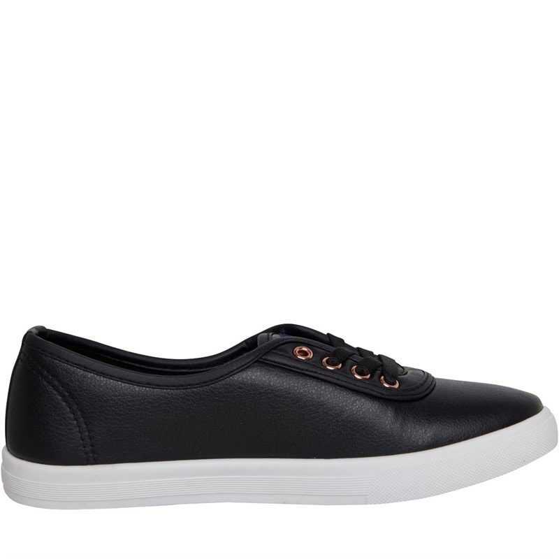 Original Penguin Womens Susie PU Pumps Black/Rose Gold - Image 5
